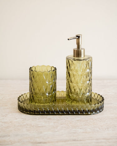 Schaal Pear Glas Groen - Things I Like Things I Love