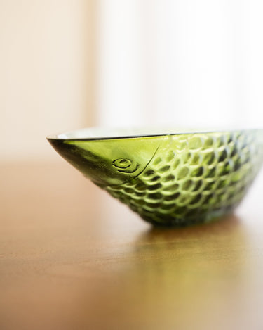 Schaaltje Vis Glas Groen - Things I Like Things I Love