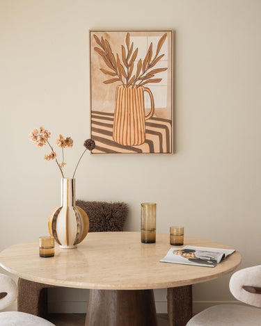 Schilderij Bladeren in Vaas - Things I Like Things I Love