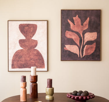 Schilderij Hearth Bruin - Things I Like Things I Love