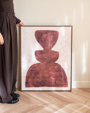Schilderij Hearth Bruin - Things I Like Things I Love