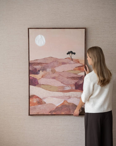Schilderij Landscape Roze - Things I Like Things I Love