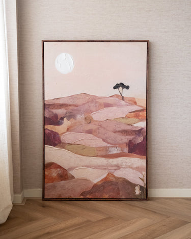 Schilderij Landscape Roze - Things I Like Things I Love