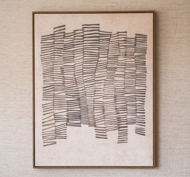 Schilderij Sketch Abstract Beige - Things I Like Things I Love