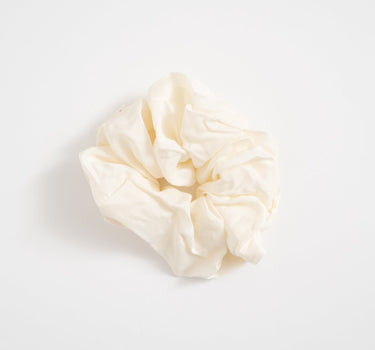 Scrunchie Shimmer White - Things I Like Things I Love
