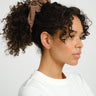 Scrunchie Small Check Brown - Things I Like Things I Love