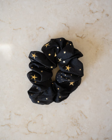 Scrunchie Starry Black - Things I Like Things I Love