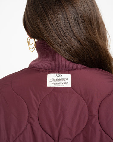 Serena Mid Quilted Jacket Winetasting - Things I Like Things I Love