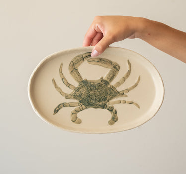 Serveerbord Crab Ceramic - Things I Like Things I Love