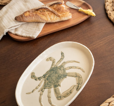Serveerbord Crab Ceramic - Things I Like Things I Love