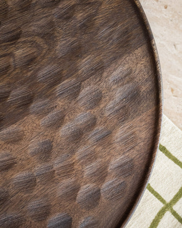Serveerplank Artisan Rond Bruin - Things I Like Things I Love