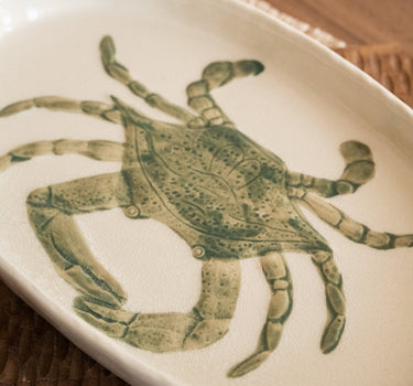 Serving Plate Crab Green - Things I Like Things I Love