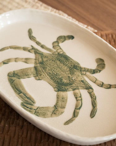 Serving Plate Crab Green - Things I Like Things I Love
