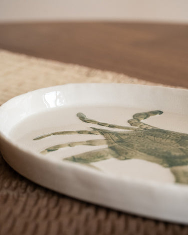 Serving Plate Crab Green - Things I Like Things I Love