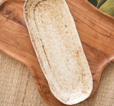 Serving Plate Mila Beige - Things I Like Things I Love