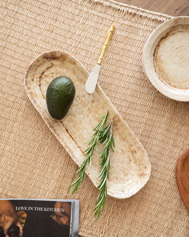 Serving Plate Mila Beige - Things I Like Things I Love