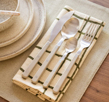 SET OF 16 - HKLIVING Cutlery Set Olive Green - Things I Like Things I Love