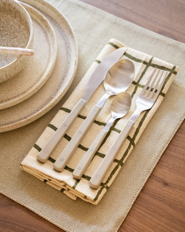 SET OF 16 - HKLIVING Cutlery Set Olive Green - Things I Like Things I Love