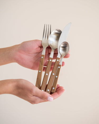 SET OF 16 - HKLIVING Cutlery Set Wood - Things I Like Things I Love