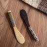 SET OF 2 - Butter Knives Zebra Handwoven Bamboo - Things I Like Things I Love