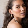 Set Of 2 Earrings Sunlight Hoop Gold - Things I Like Things I Love