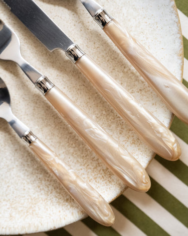 SET OF 24 - Cutlery Set Pearl - Things I Like Things I Love