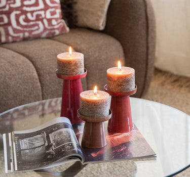 SET OF 3 - Candle Holder Mosa - Things I Like Things I Love