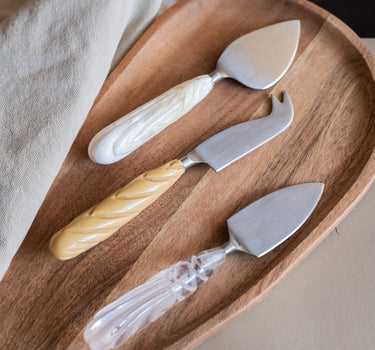SET OF 3 - HKLIVING Cheese Knives Cream - Things I Like Things I Love