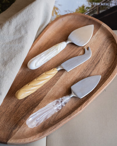 SET OF 3 - HKLIVING Cheese Knives Cream - Things I Like Things I Love