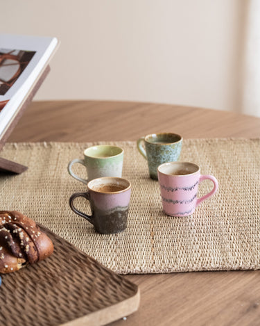 SET OF 4 - HKLIVING Espresso Mug Brutalism - Things I Like Things I Love