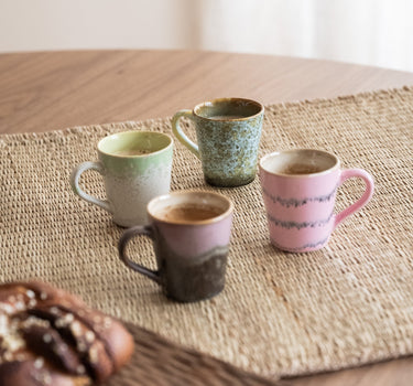 SET OF 4 - HKLIVING Espresso Mug Brutalism - Things I Like Things I Love