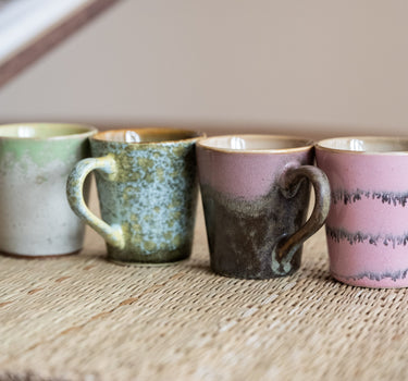 SET OF 4 - HKLIVING Espresso Mug Brutalism - Things I Like Things I Love