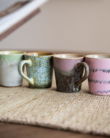 SET OF 4 - HKLIVING Espresso Mug Brutalism - Things I Like Things I Love
