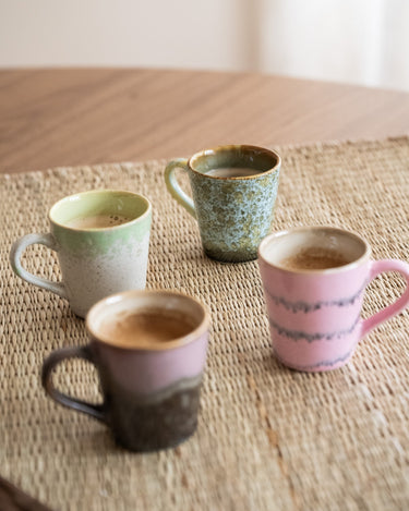 SET OF 4 - HKLIVING Espresso Mug Brutalism - Things I Like Things I Love