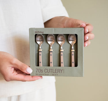 SET OF 4 - HKLIVING Spoons Taupe - Things I Like Things I Love