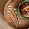 SET OF 6 - Cake Fork Terno Gold - Things I Like Things I Love