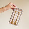 SET VAN 2 - Botermesjes Croissant Messing - Things I Like Things I Love