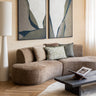 SET VAN 2 - Grote Schilderijen Lienzo Velvet Groen - Things I Like Things I Love