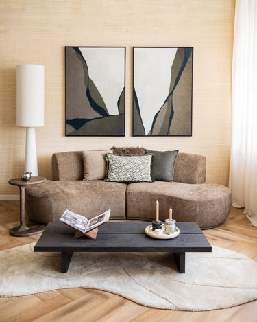 SET VAN 2 - Grote Schilderijen Lienzo Velvet Groen - Things I Like Things I Love