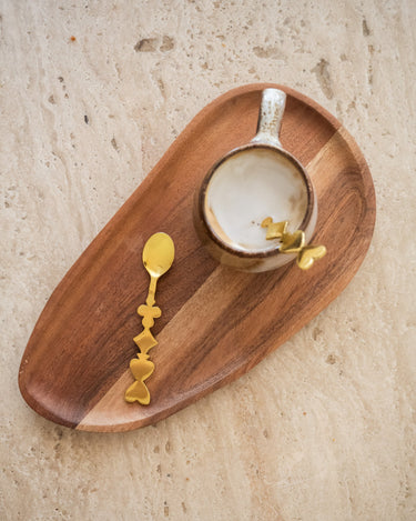 SET VAN 2 - Lepels Speelkaarten Messing - Things I Like Things I Love