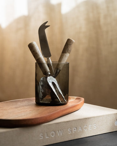 Set van 3 - Cheese Knives Marble Beige - Things I Like Things I Love