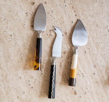 Set van 3 - HKLIVING Cheese Knives Havana - Things I Like Things I Love