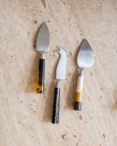 Set van 3 - HKLIVING Cheese Knives Havana - Things I Like Things I Love