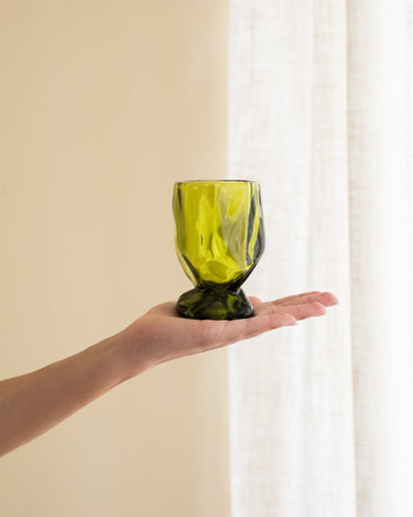 SET VAN 4 - HKLIVING Glazen Emerald - Things I Like Things I Love