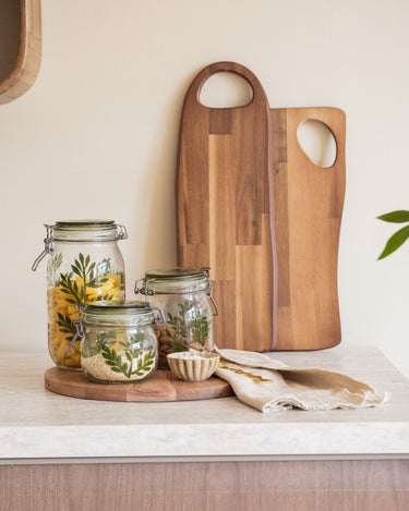 SET VAN 4 - Voorraadpotten Botanisch - Things I Like Things I Love