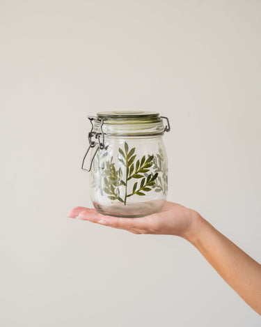 SET VAN 4 - Voorraadpotten Botanisch - Things I Like Things I Love