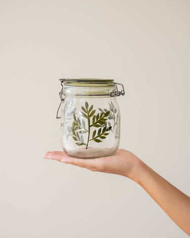 SET VAN 4 - Voorraadpotten Botanisch - Things I Like Things I Love