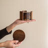 SET VAN 6 - Onderzetters Zino Acaciahout - Things I Like Things I Love