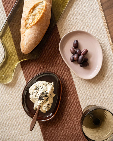 Side Plate Kira Burgundy - Things I Like Things I Love