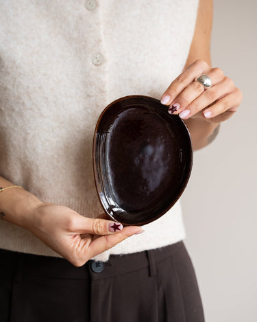 Side Plate Kira Burgundy - Things I Like Things I Love